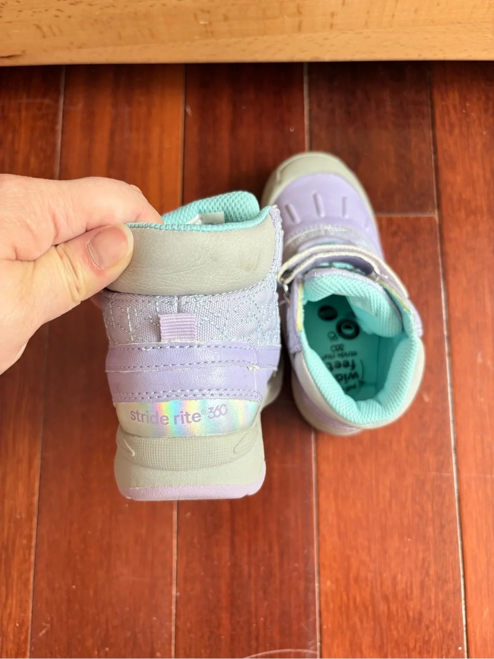 Stride Rite Girls Light Purple Snow Boots